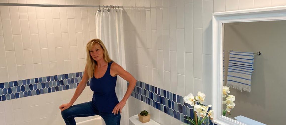Dawn Matze in dream bath reno renovation success
